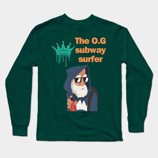 The Og subway surfer Long Sleeve T-Shirt by Benjamin Customs